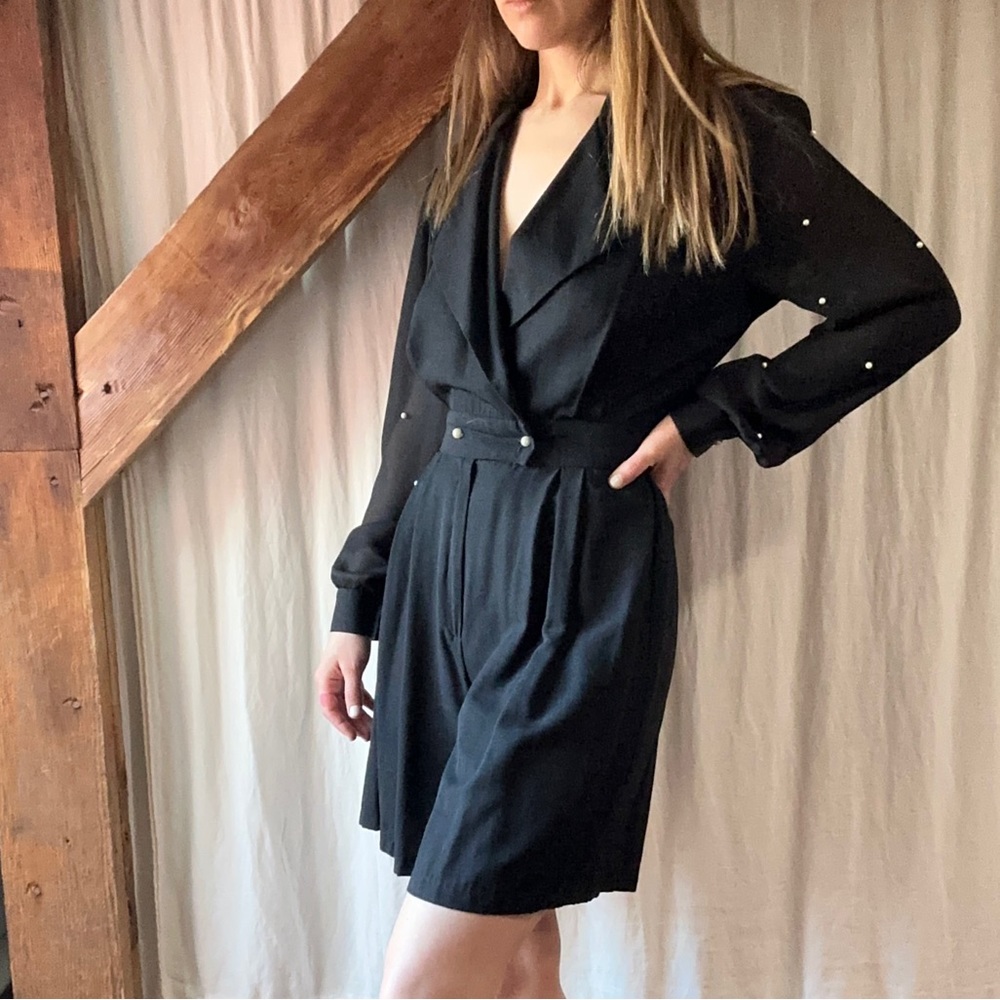 VINTAGE CW Long Sleeved Pearl Romper - 2